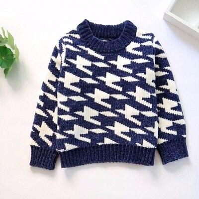 Children's Soft Chenille Knitted Sweaters