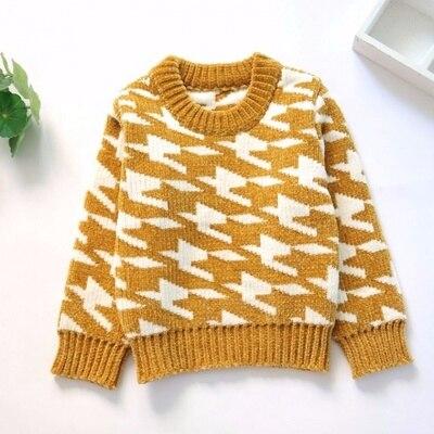 Children's Soft Chenille Knitted Sweaters