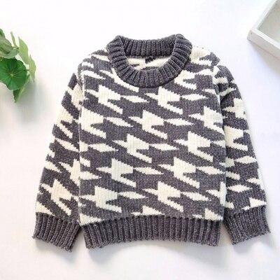 Children's Soft Chenille Knitted Sweaters