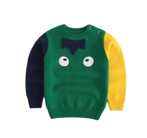 Pullover Cartoon Bear Sweater