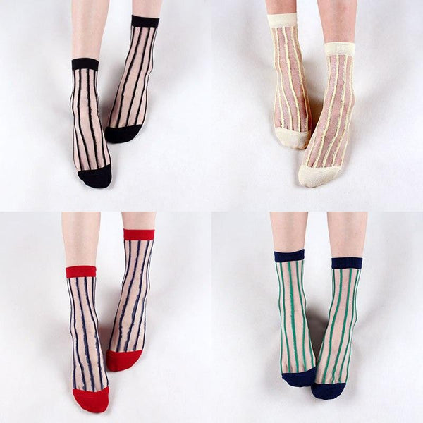 Soft Comfy Sheer Silk Socks