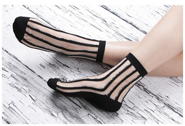 Soft Comfy Sheer Silk Socks