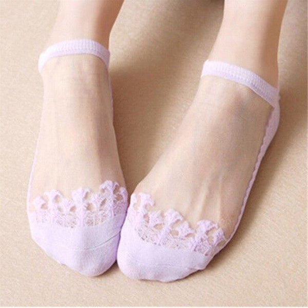 Silk  Hollow Women's Socks