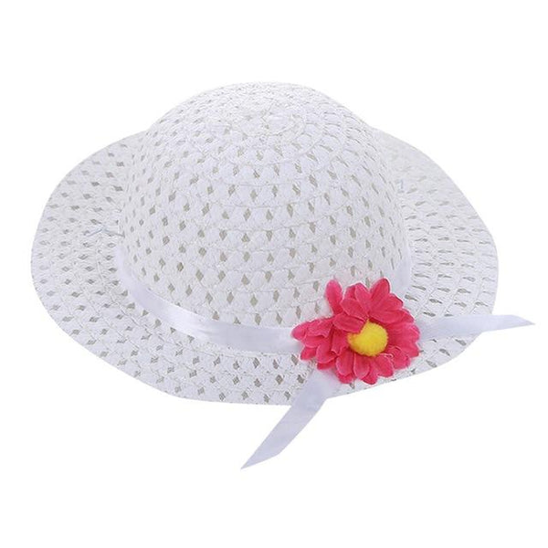 Straw Visor Sun Hat Beach Travel