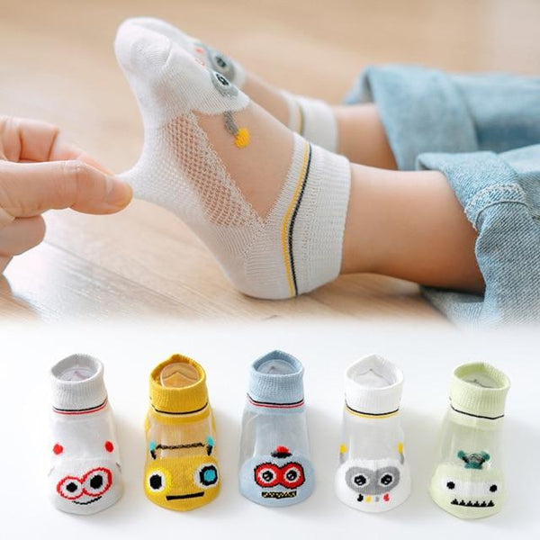 5 Pairs 3-12 Years Old Children's Socks