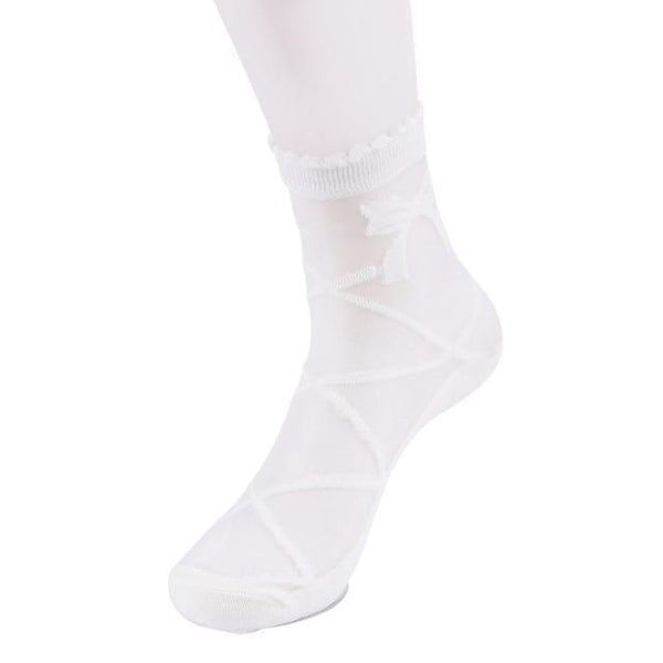 Silk Cotton Elastic Women's Socks