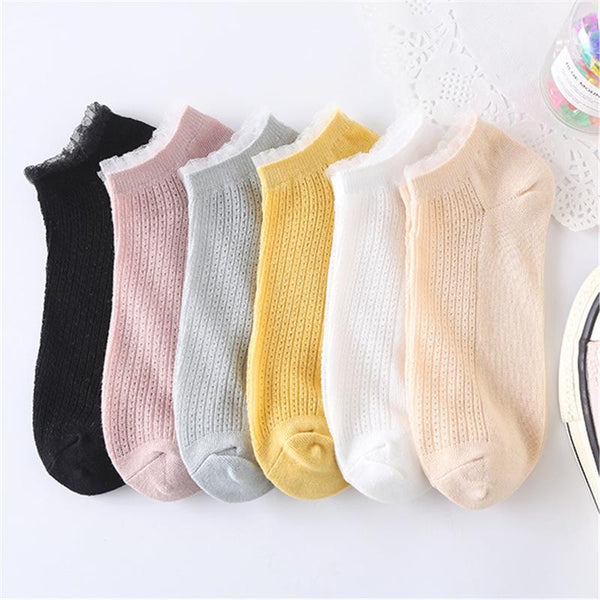 Sweet Women  Silk Ankle Sock