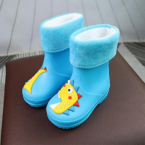 Cartoon Rubber Boots  Toddler Shoes