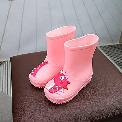 Cartoon Rubber Boots  Toddler Shoes