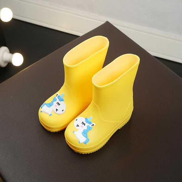 Childhood Unicorn Boy Rain  Shoes