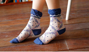 Bud Silk Socks Women Japan