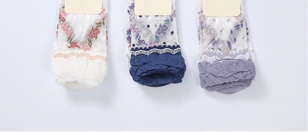 Bud Silk Socks Women Japan