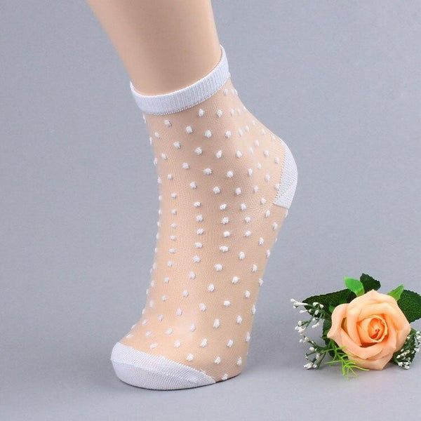 Sexy Bud Silk Gauze  Socks