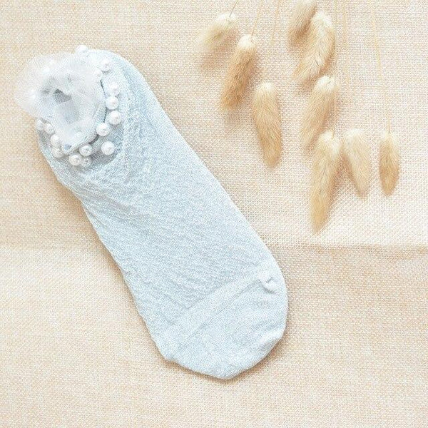 Sale Bud Silk Crystal Short Socks