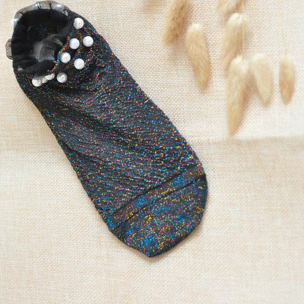 Sale Bud Silk Crystal Short Socks