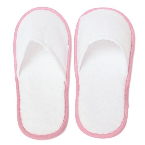 White Towelling Hotel Disposable Slippers