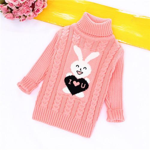 Warm Bear Print Kids Sweater