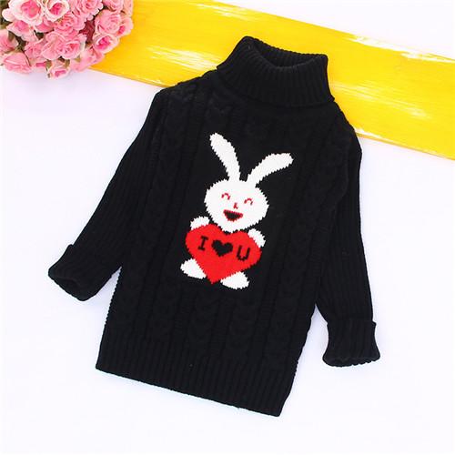 Warm Bear Print Kids Sweater