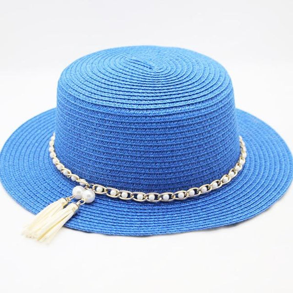 Summer Ladies Fedoras Straw Hat