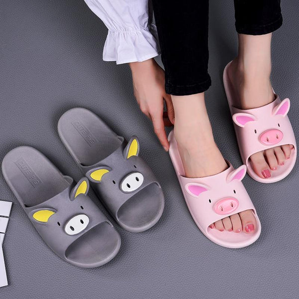 Summer  Slippers Pig Cartoon Slipper