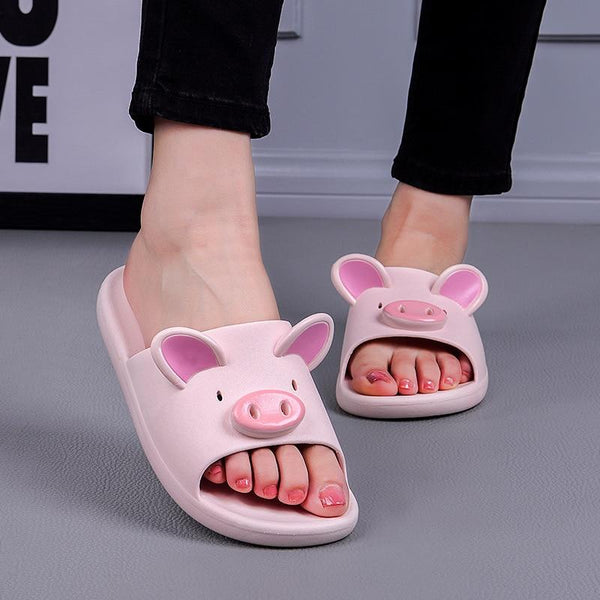 Summer  Slippers Pig Cartoon Slipper